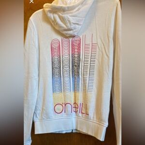 O'Neill White Sweatshirt with Vibrant Graphic